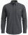 Motley Denim Lisbon Long Sleeve Shirt Charcoal - Cămăși - Cămăși Bărbați Mărimi Mari