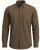 Motley Denim Lisbon Long Sleeve Shirt Dark Khaki - Cămăși - Cămăși Bărbați Mărimi Mari