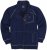 Adamo Manuel Sweatshirt with Zipper Navy - Pulovere & hanorace - Pulovere & Hanorace Bărbați Mărimi Mari