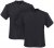 Adamo Marlon Comfort fit 2-pack T-shirt Charcoal - Tricouri - Tricouri Bărbați Mărimi Mari