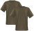 Adamo Marlon Comfort fit 2-pack T-shirt Khaki - Tricouri - Tricouri Bărbați Mărimi Mari