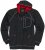 Adamo Michael Hoodie with Zipper Charcoal - Pulovere & hanorace - Pulovere & Hanorace Bărbați Mărimi Mari
