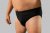 20 Nodi Stretch Cotton Briefs with Embroidered Side Label Black - Lenjerie intimă & costum baie - Lenjerie Intimă Bărbați Mărimi Mari