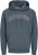 Jack & Jones CALEB Hoodie Blue - Pulovere & hanorace - Pulovere & Hanorace Bărbați Mărimi Mari
