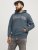 Jack & Jones CALEB Hoodie Blue - Pulovere & hanorace - Pulovere & Hanorace Bărbați Mărimi Mari