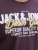Jack & Jones Logo 2COL T-shirt Purple - Tricouri - Tricouri Bărbați Mărimi Mari