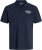 Jack & Jones Makoto Polo Short Sleeve Navy - Tricouri polo - Tricouri Polo Bărbați Mărimi Mari