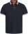 Jack & Jones Paulos Short Sleeve Polo Black Navy - Tricouri polo - Tricouri Polo Bărbați Mărimi Mari