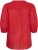 Kaffe Curve Karlia 3/4 Sleeve Blouse Red - Bluze - 