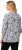 Ulla Popken Number Print 3/4 Sleeve Tee Snow White - Tricouri imprimate pentru femei - 