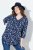 Ulla Popken Asymmetric Cowboy Boot Print Tee Dark Blue - Tricouri imprimate pentru femei - Tricouri cu imprimeu pentru femei