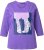 Ulla Popken Fashion Graphic T-Shirt Purple - Tricouri imprimate pentru femei - 