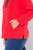 Ulla Popken TRUE Lettering Hoodie Neon Red - Pulovere & hanorace - Bluze, Hanorace & Tricotaje Comode