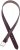 Ulla Popken Snake Embossed Belt Burgundy - Curele damă - 