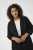Kaffe Curve Pheolo 3/4 Sleeve Blazer Black Deep - Sacouri - 