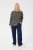 Kaffe Curve Mila Ami Bluză Negru/Turtledove - Bluze & tunici - 