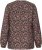 Kaffe Curve Belle Blouse Pink Black Graphic Flower - Bluze - 