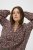 Kaffe Curve Belle Blouse Pink Black Graphic Flower - Bluze - 