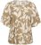 Kaffe Curve Marla Blouse Oak Chalk Leaf - Bluze - 