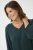 Kaffe Curve Pippi Blouse 3/4 Sleeve Magical Forest Green - Bluze & tunici - 