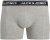 Jack & Jones Hector Solid Trunks 5-Pack Grey - Boxeri - Boxeri Bărbați Mărimi Mari