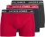 Jack & Jones Hector Solid Trunks 3-Pack Navy/Red/Grey - Boxeri - Boxeri Bărbați Mărimi Mari