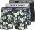 Jack & Jones Acray Flower Boxers 3-Pack Black/Navy - Lenjerie intimă & costum baie - Lenjerie Intimă Bărbați Mărimi Mari