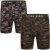 Kam Jeans 813 Camo Print Boxers Charcoal Khaki - Boxeri - Boxeri Bărbați Mărimi Mari