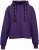 Nora Mikken GERTRUD Cropped Hoodie Purple - ÎMBRĂCĂMINTE FEMEI XS-XXL - 