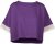Nora Mikken AGNES Crop Top Purple - Tricouri - 