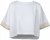 Nora Mikken AGNES Crop Top White - Tricouri - 