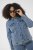 Kaffe Curve Vilana Denim Jacket Washed Blue - Geci din denim - 