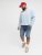 Jack & Jones Rick Original Regular Fit Shorts Blue - Pantaloni scurți - Pantaloni Scurți Mărimi mari Bărbați 