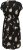 Kaffe Curve Jenna Rochie Negru/Brown Flower imprimeu - Rochii - 