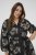 Kaffe Curve Kimmie Dress Black Chalk Embroidery - Rochii midi - 