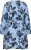 Kaffe Curve Aliana Dress Blue Flower Animal - Rochii midi - 