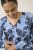 Kaffe Curve Aliana Dress Blue Flower Animal - Rochii midi - 