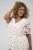 Kaffe Curve Rosa Mini Dress White Rose Border Flower - Rochii mini - 