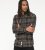 D555 Destin Checked Long Sleeve Shirt Black/Tan Check - Cămăși cu mâneci lungi - 