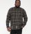 D555 Destin Checked Long Sleeve Shirt Black/Tan Check - Cămăși cu mâneci lungi - 