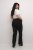 Kaffe Curve Jenna Colanți evazați Negru intens - Blugi & Pantaloni pentru Femei Mărimi Mari – Plus Size - 