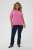 Kaffe Curve Minia Pullover Pink Power Melange - Pulovere tricotate - 