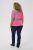 Kaffe Curve Minia Pullover Pink Power Melange - Pulovere tricotate - 