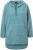Ulla Popken Teddy Fleece Hooded Zip Neck Sweatshirt Ice Green - Pulovere & hanorace - 