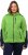 Ulla Popken Contrast Inserts Sweater Knit Hoodie Light Green - Pulovere & hanorace - 