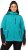 Ulla Popken Contrast Inserts Sweater Knit Hoodie Aquamarine - Pulovere & hanorace - 