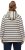 Ulla Popken Stripe Print Loungewear Hoodie Chalk - Pulovere & hanorace - 
