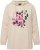 Ulla Popken REBEL LOVE Long Sleeve Graphic Hoodie Vanilla - Pulovere & hanorace - 