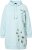 Ulla Popken Oversized Grass Graphic Hoodie Glacier Green - Pulovere & hanorace - 