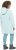 Ulla Popken Oversized Grass Graphic Hoodie Glacier Green - Pulovere & hanorace - 